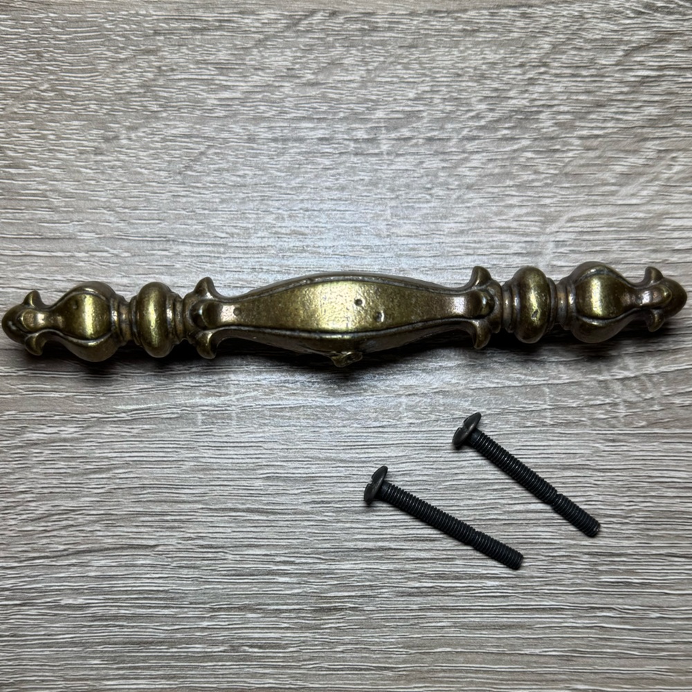 Vintage Brass Drawer Pulls - New Old Stock - Set of 10